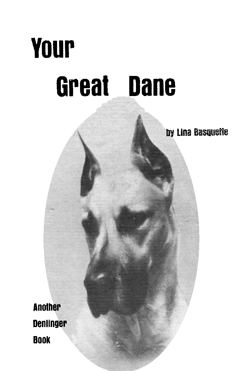 Your Great Dane by L.Basquette